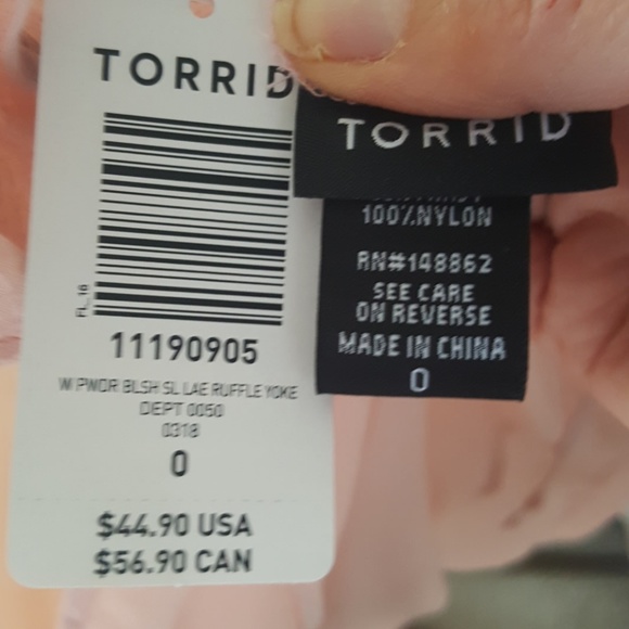 Torrid Lace and Ruffle Tank - Picture 4 of 4